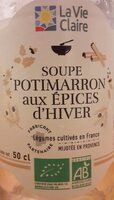 Soupe potimarron aux épices d'hiver