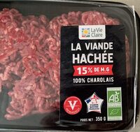 Viande hachée charolais 15% de M.G