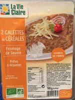 2 Galettes de Céréales Fromage de Savoie