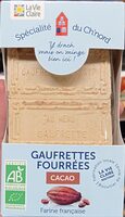 Gaufrettes fourrées cacao