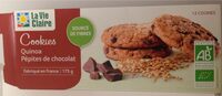 Cookies Quinoa et Pépites Chocolat