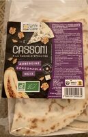 Cassoni aubergine gorgonzola noix