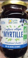 Confiture allégée de myrtilles