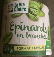 Épinards en branches bio