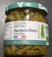 Haricots verts très fins
