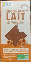 Chocolat au Lait à Croquer aux Éclats de Caramel et Fleur de Sel de Guérande