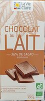 Chocolat au lait 36% de cacao