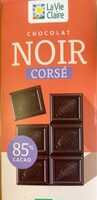 Chocolat noir corsé 85%