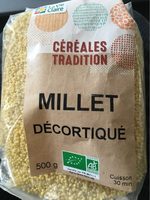 Millet decortique