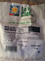 Farine de blé bio T110