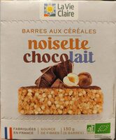 Barres aux céréales noisettes choco lait