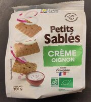 Petits sablés crème oignon