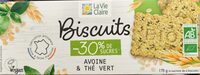 Biscuits Avoine & Thé Vert