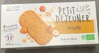 Biscuit petit dejeuner noisette