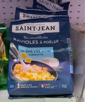 Ravioles à poêler au chèvre affiné ciboulette