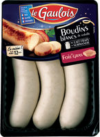 Boudins Blancs au foie gras