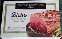 Pavés de Biche marinés à l'ail des Ours x 2
