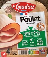 Blanc de poulet Sortant à l'Extérieur Dans Les Prés Façon Rôtissoire Le Gaulois