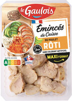 Émincés de cuisse de poulet rôti - Nature