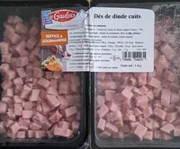 Dés de dinde cuits