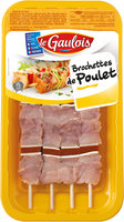 Brochettes de poulet tomate et volaille decor