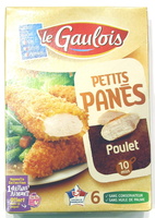 Petits panés de poulet x6