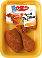 Cuisses de poulet découpées au paprika