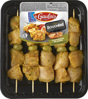 Brochettes de poulet olive romarin x 5 s/at