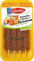 Brochettes de dinde mexicaines x4