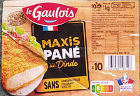 Maxis pané de dinde x 10