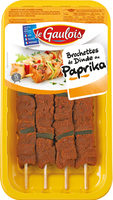 Brochettes de dinde au paprika