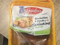 Brochettes de dinde a la mexicaine