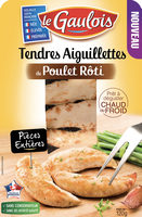 Tendres aiguillettes de poulet rôti