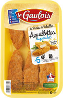 Aiguillettes de poulet panées x6 s/at
