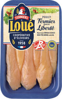 Aiguillettes de poulet fermier jaune