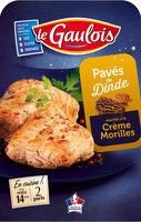 Pavés de dinde creme morilles
