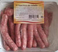 20 saucisse de volaille