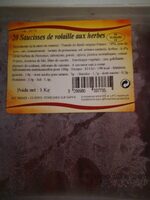 Saucisse de volaille aux herbes