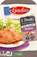 2 steaks de dinde marinées à l'échalote