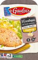 Escalopes de dinde a la moutarde s/at