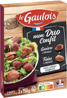 Duo Confit Gésiers + Foies de volaille