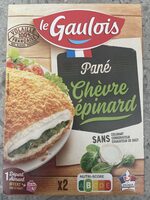 Panés chêvre epinard x2