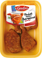 Cuisses de poulet découpées saveur barbecue