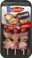 Brochettes trad de dinde tomates-poivrons