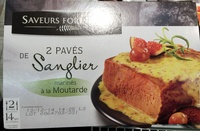 2 Pavés de Sanglier marinés à la Moutarde
