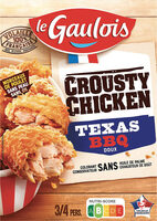 Crousty chicken texas bbq doux