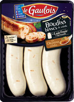 Boudins Blancs aux oignons confits x3
