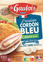 Escalope cordon bleu de dinde chevre doux