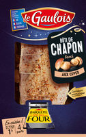 Rôti de chapon farci aux cèpes