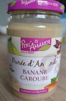 Purée d'amande banane caroube